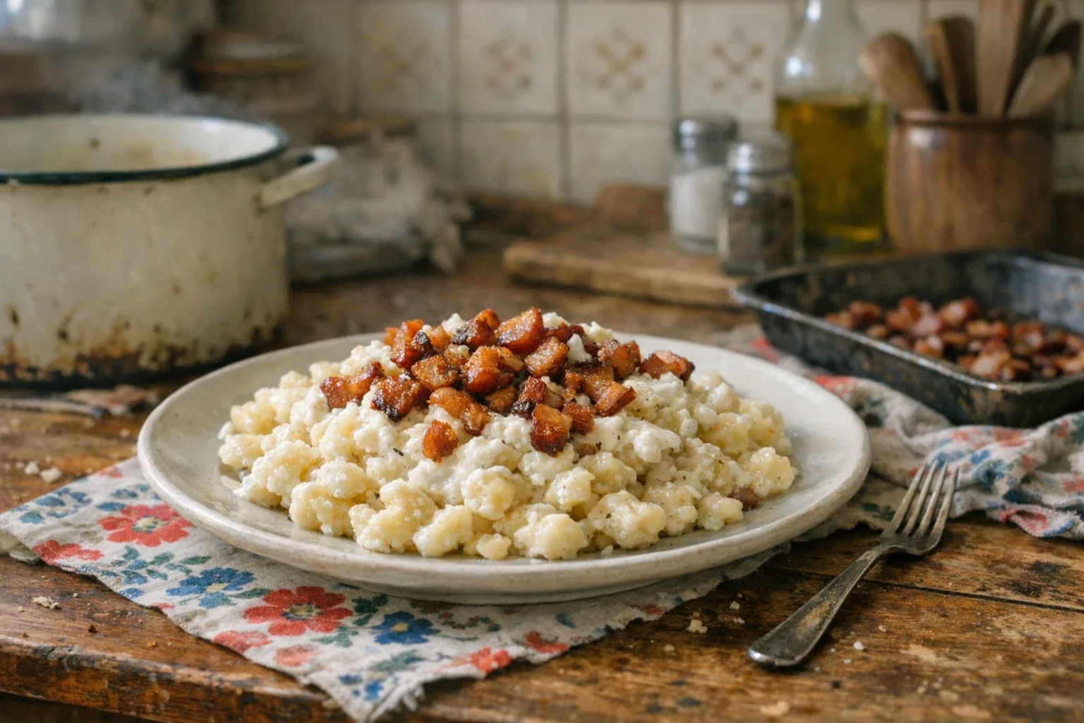 Halušky met bryndza