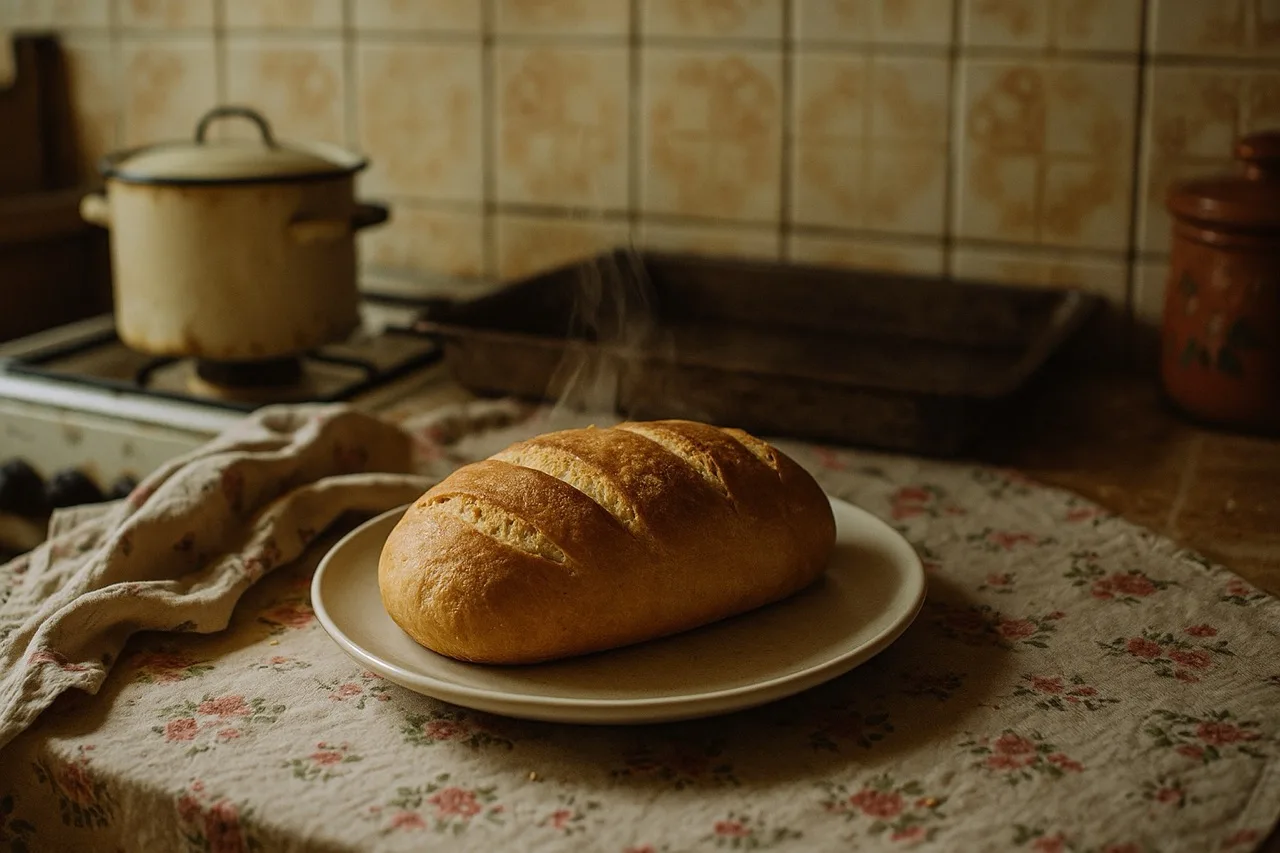 Eenvoudig zelfgebakken brood