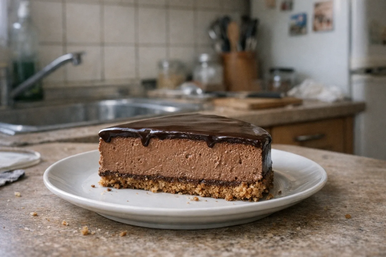 No-bake chocoladecheesecake