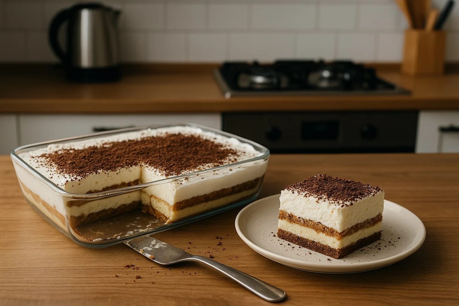 Romige no-bake taart