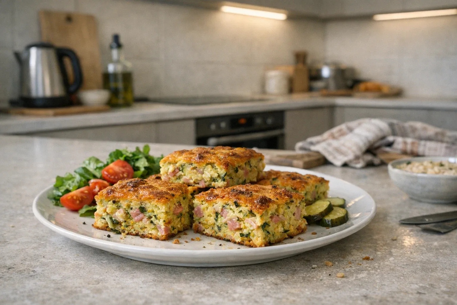 Hartige courgettetaart