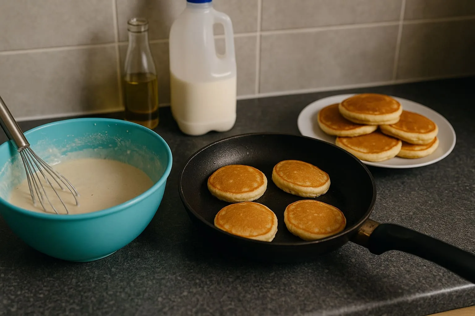 Pannenkoekjes zonder afwegen