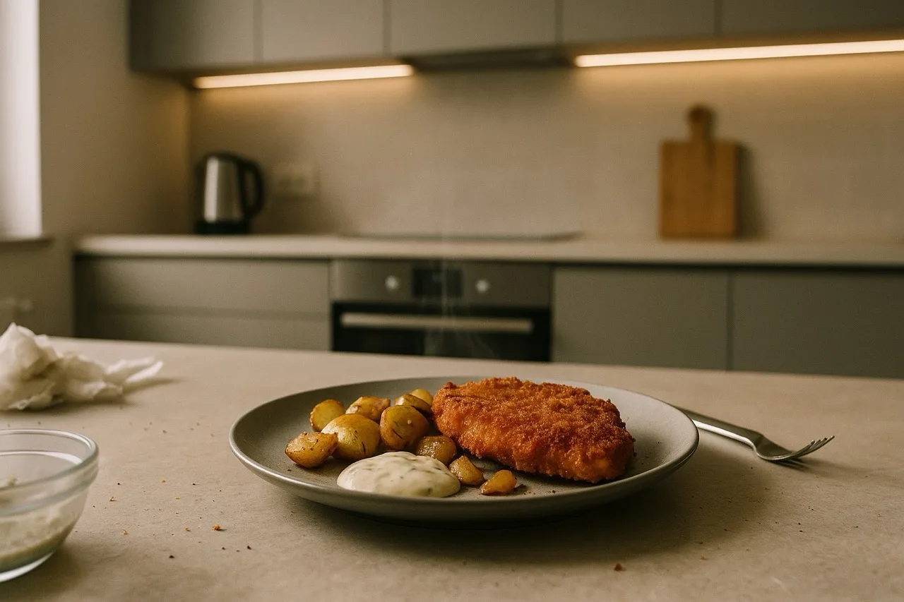 Kipfiletschnitzels met tartaarsaus