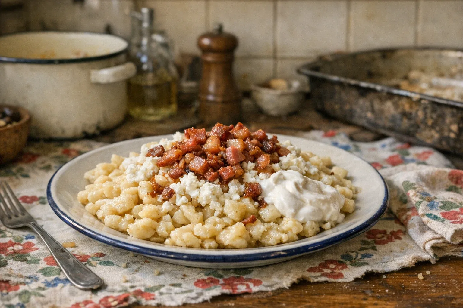 Hongaarse halušky als bijgerecht
