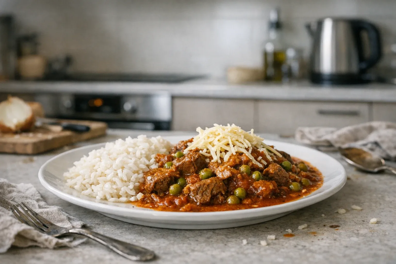 Mexicaanse goulash met kaas