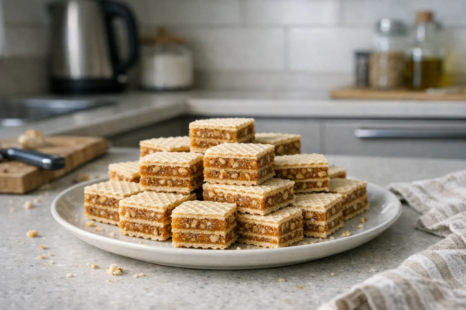 Karamel-notenwafels