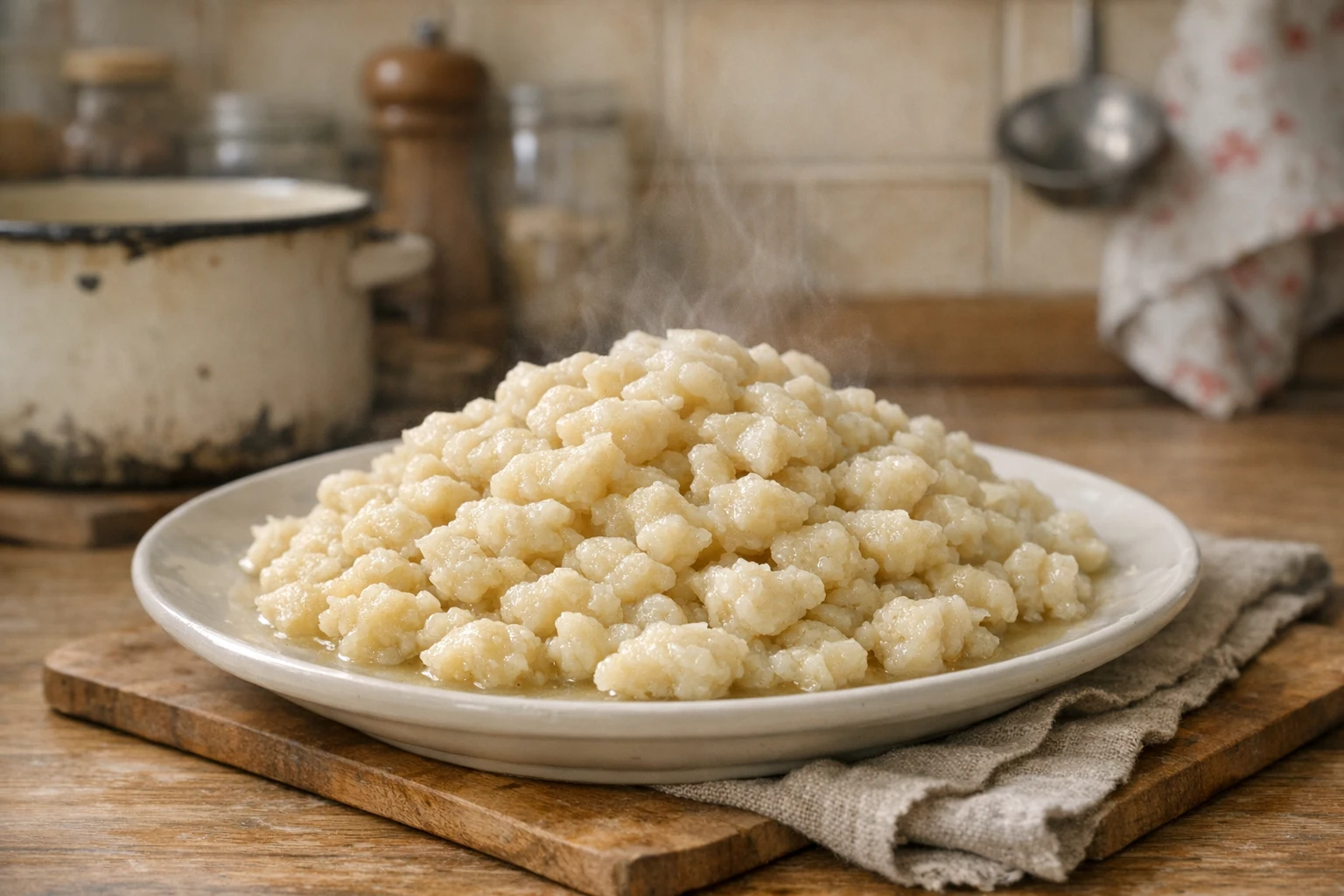 Basisrecept voor aardappelhalušky