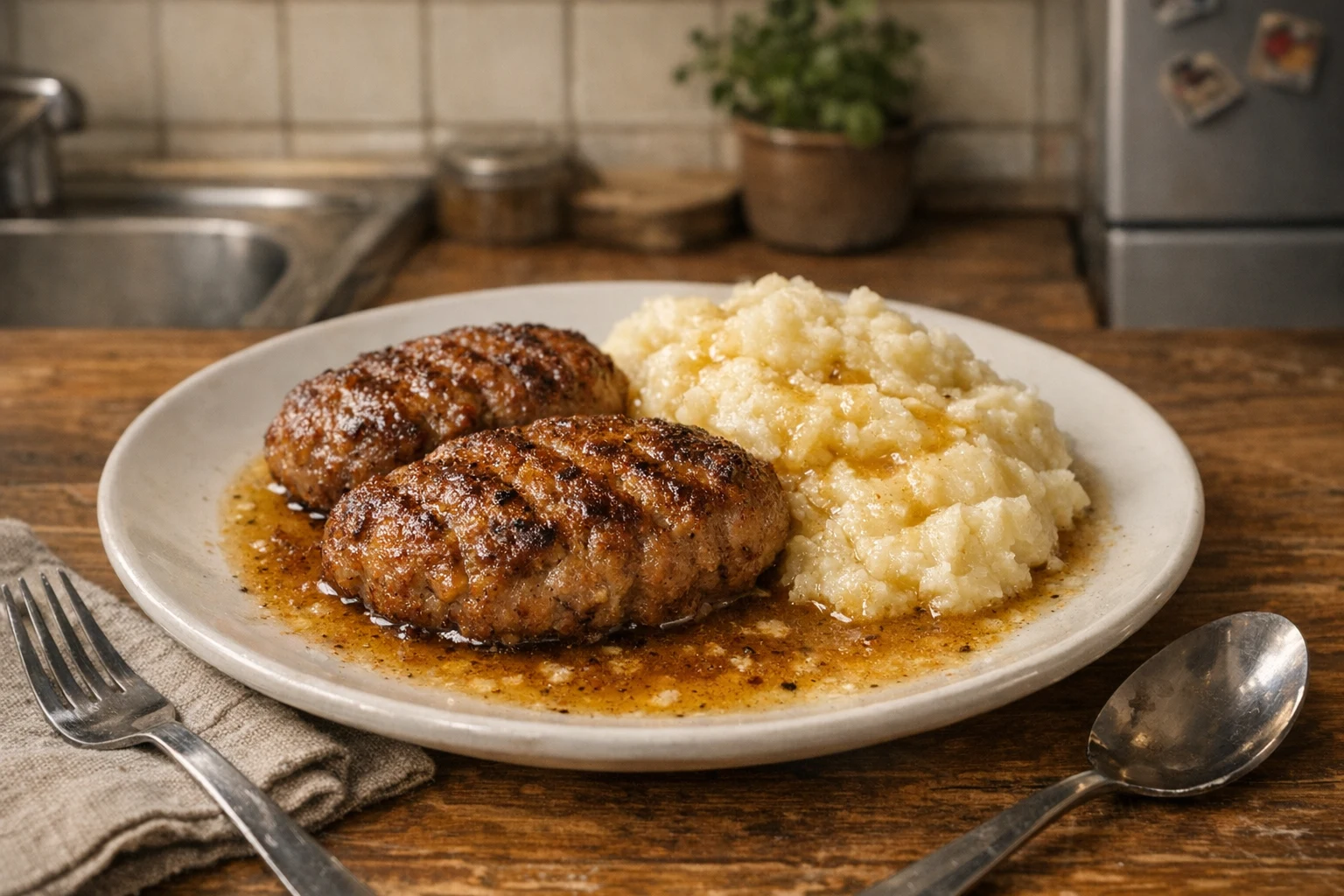 Botergehaktschnitzel