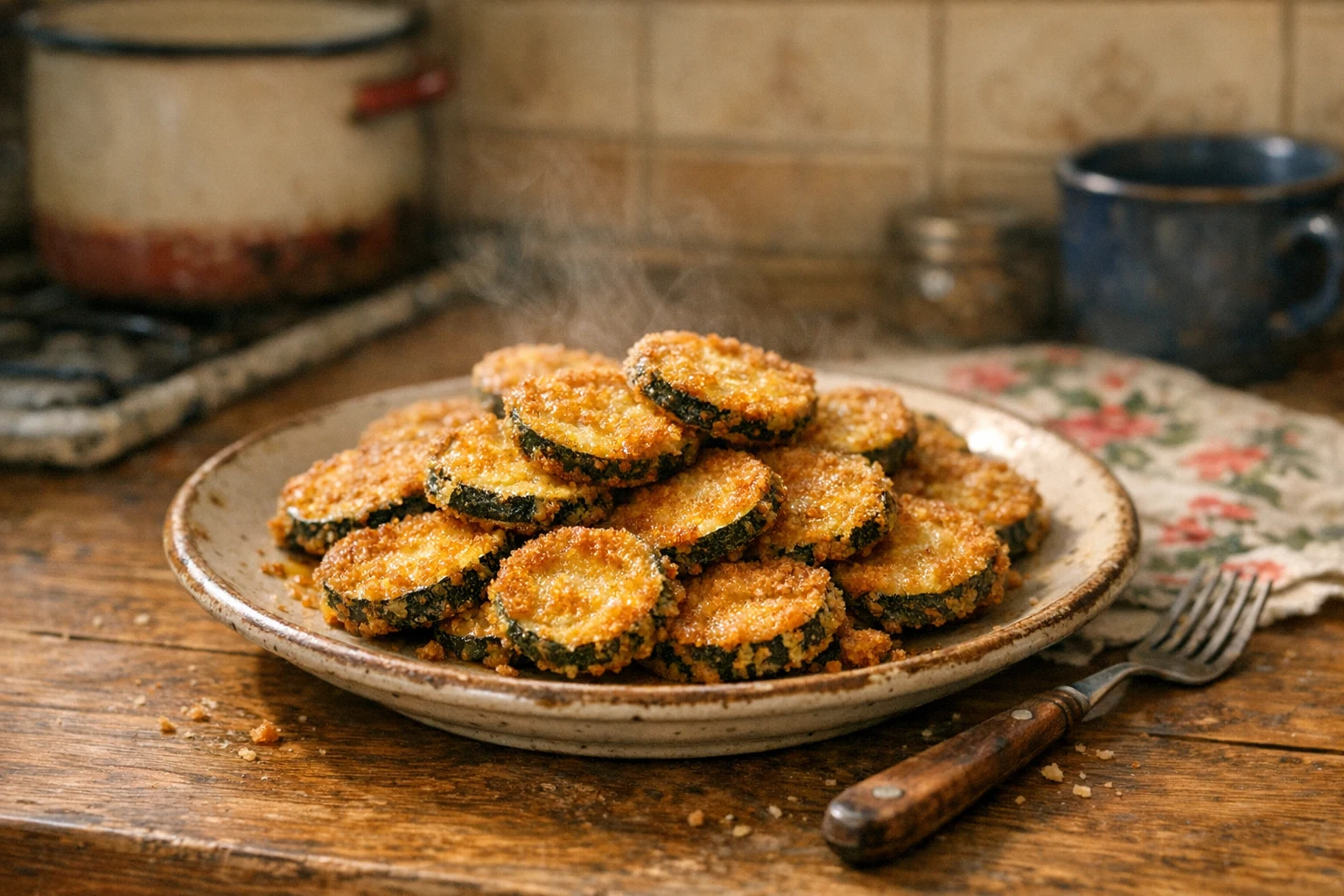 Gebakken courgette