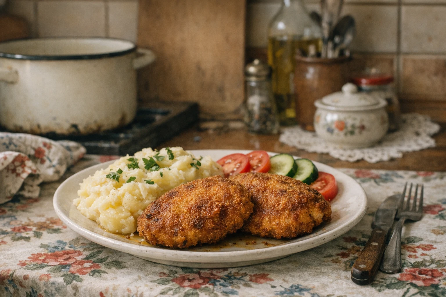 Hollandse gehaktschnitzel