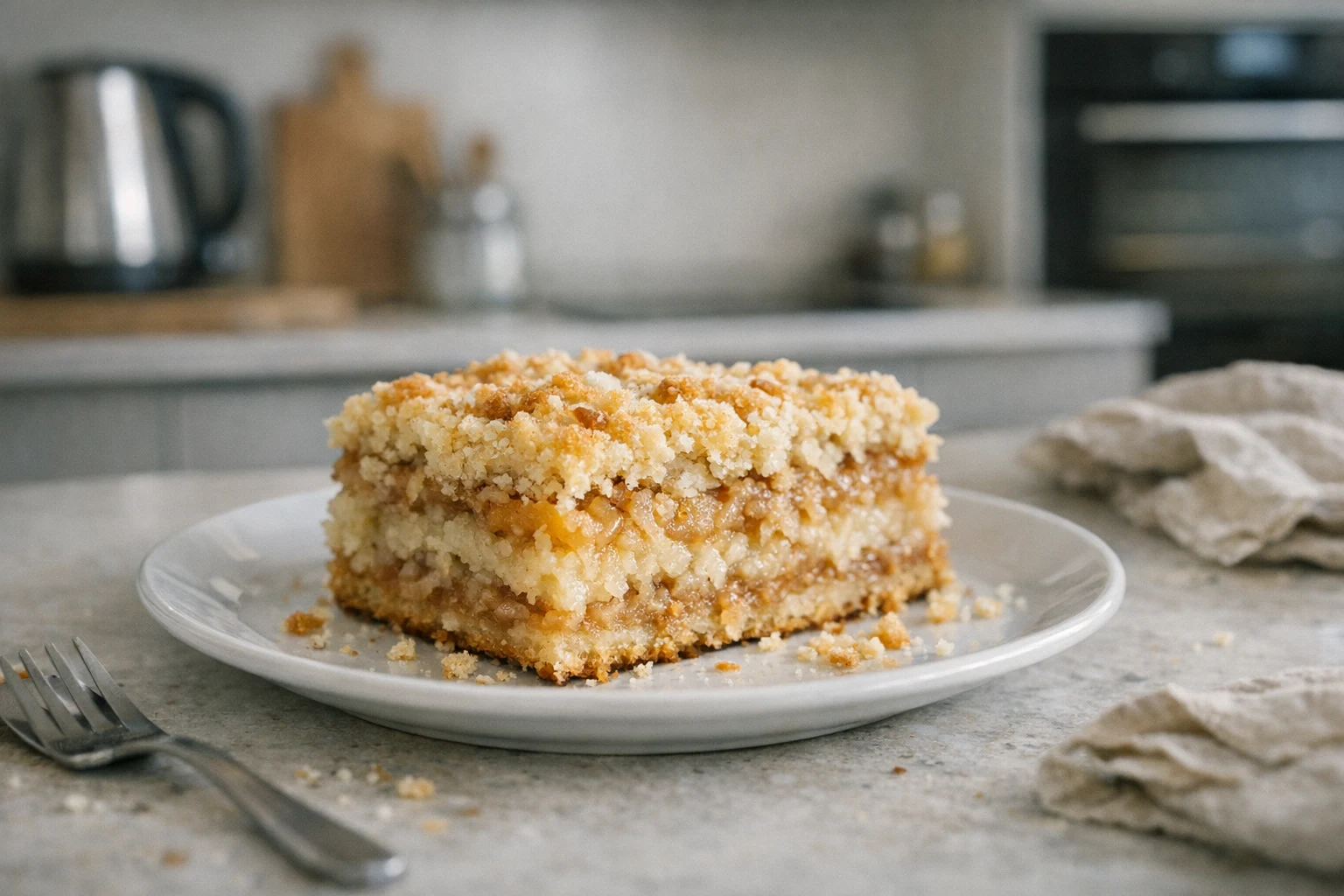 Gestrooide appeltaart