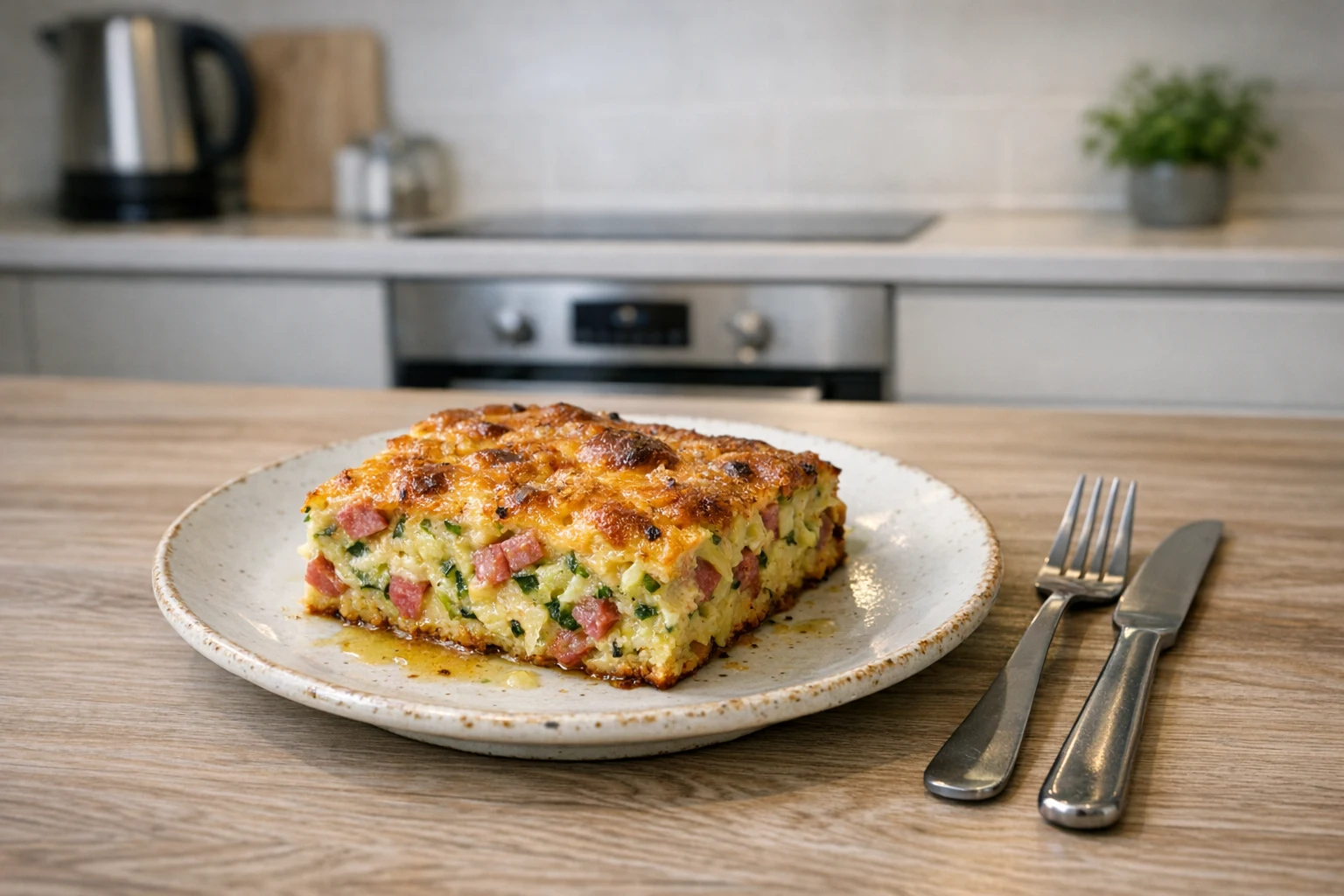 Hartige courgettecake