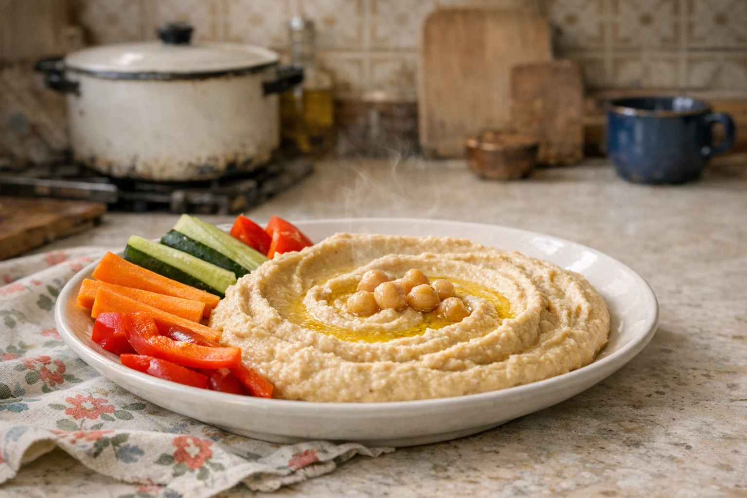 Hummus (kikkererwtenspread)