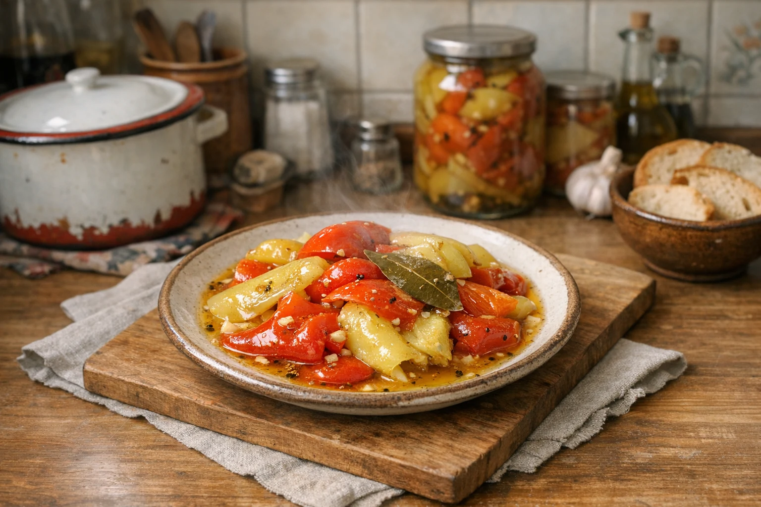 Paprika in olie