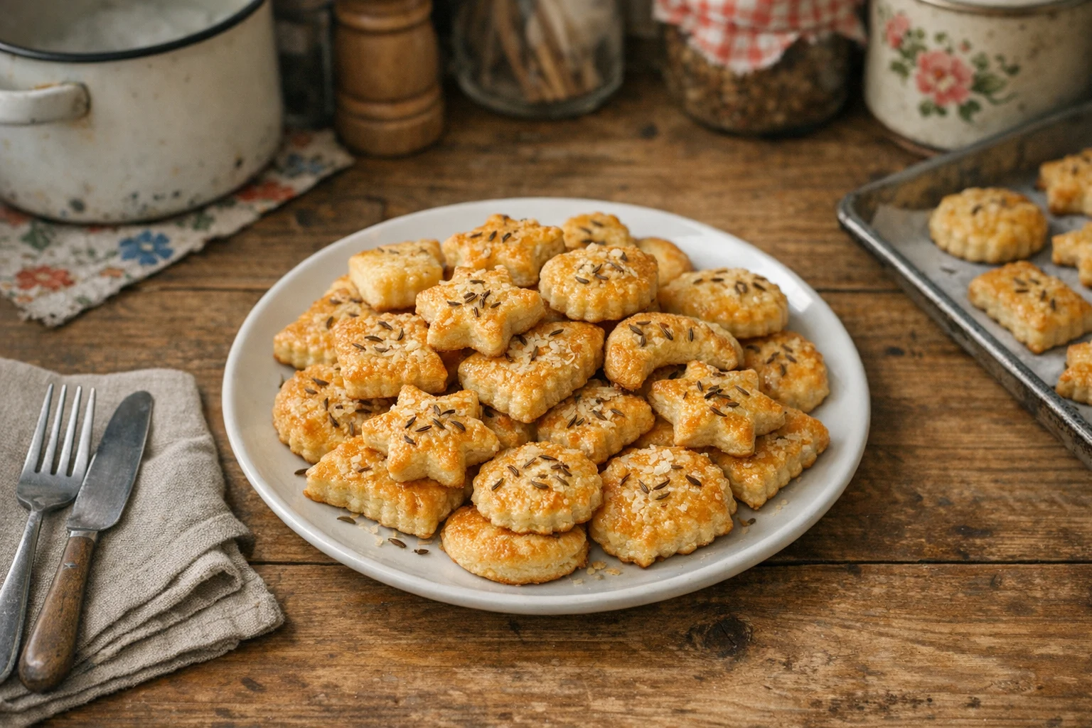 Hartige kaaskoekjes