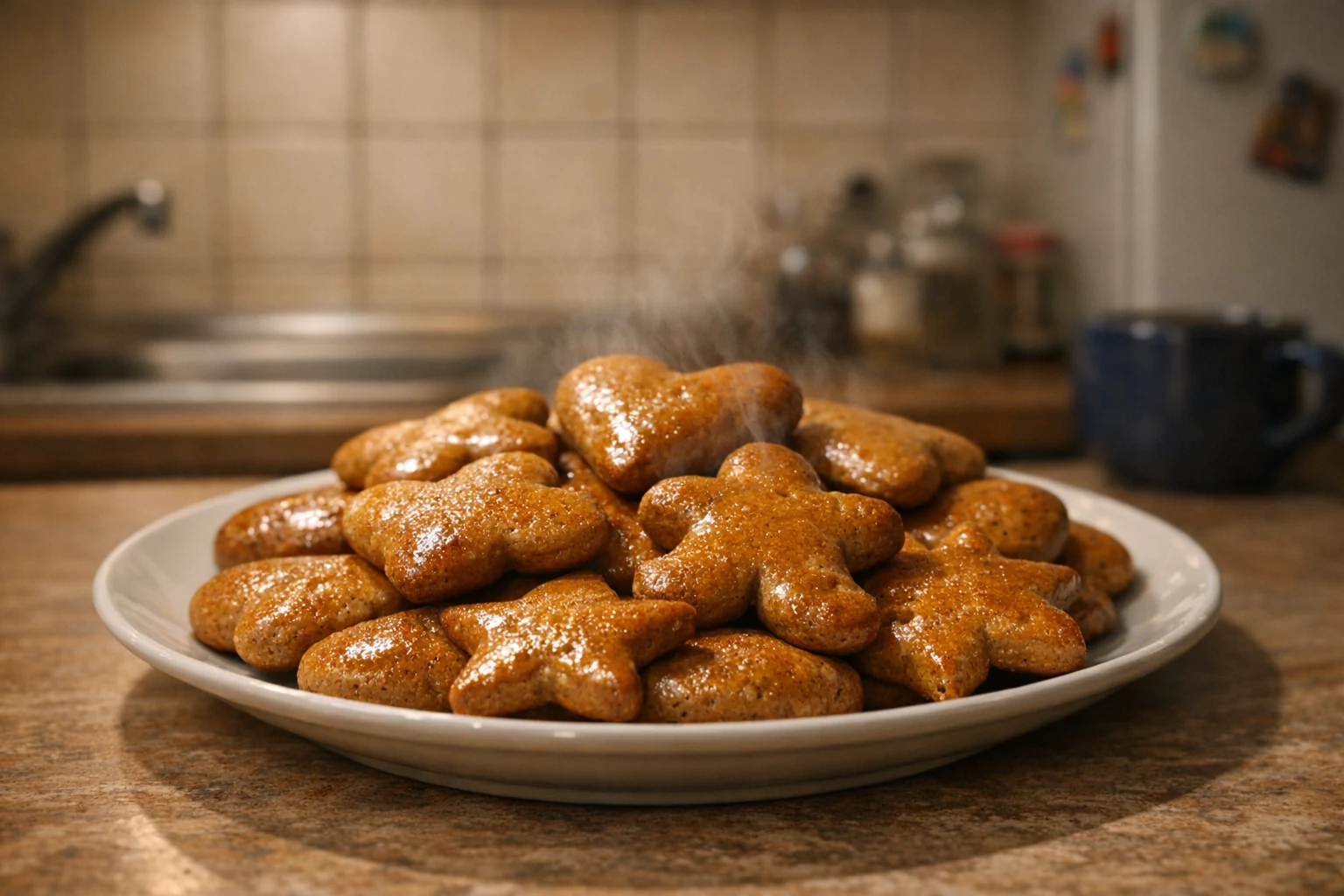 Wonderbaarlijk zachte honingkoekjes