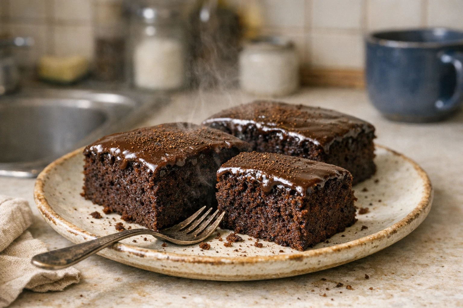 Koffiecake zonder eieren