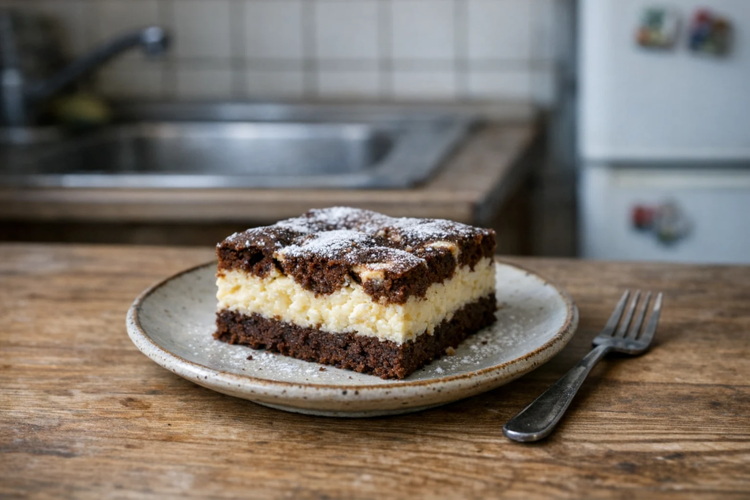 Mokkencake met kwark