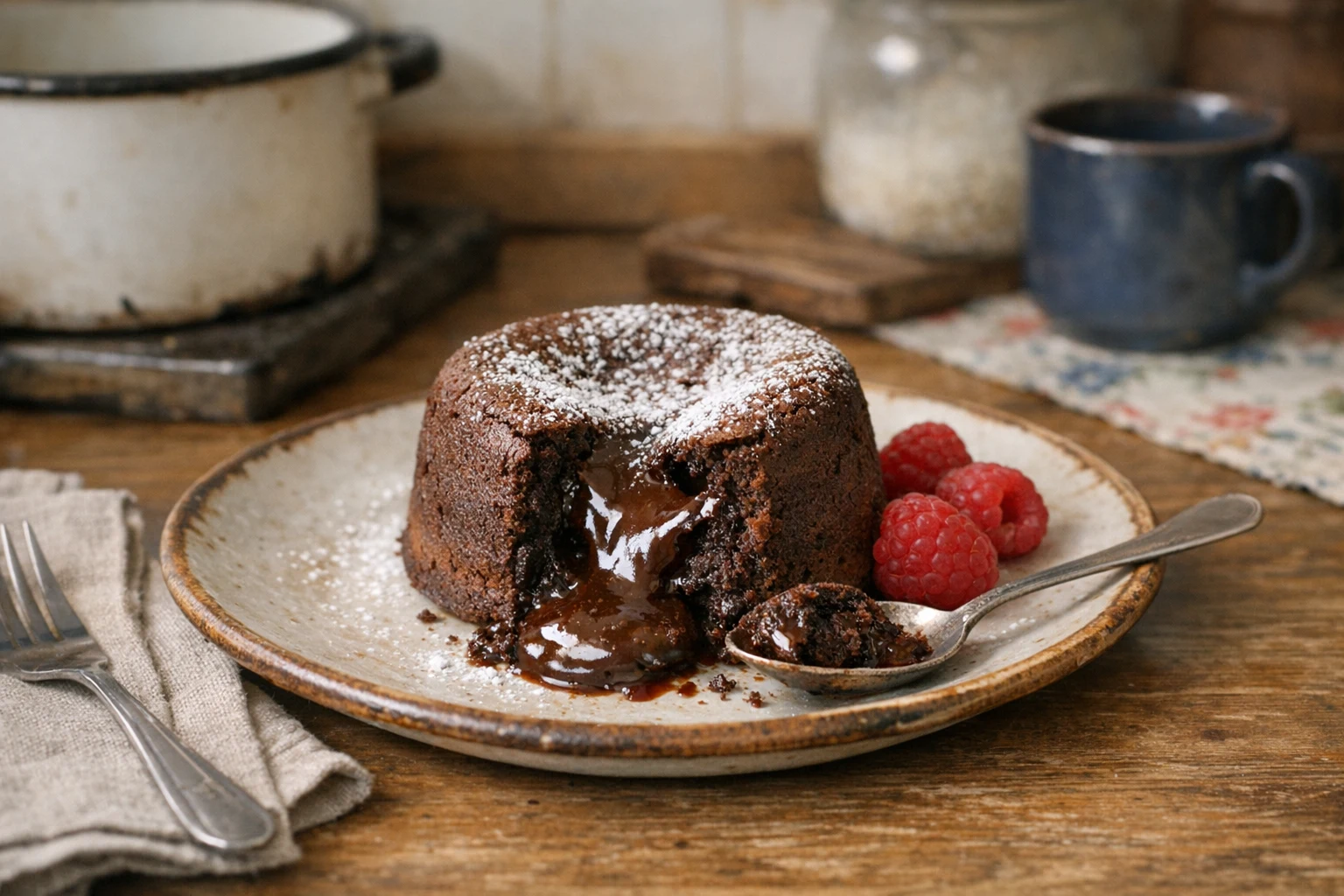 Chocoladefondant (lavacake)