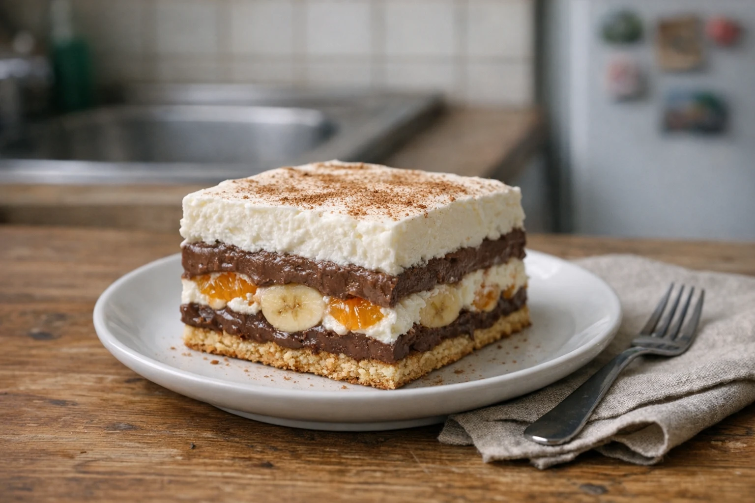 No-bake laagjesdessert