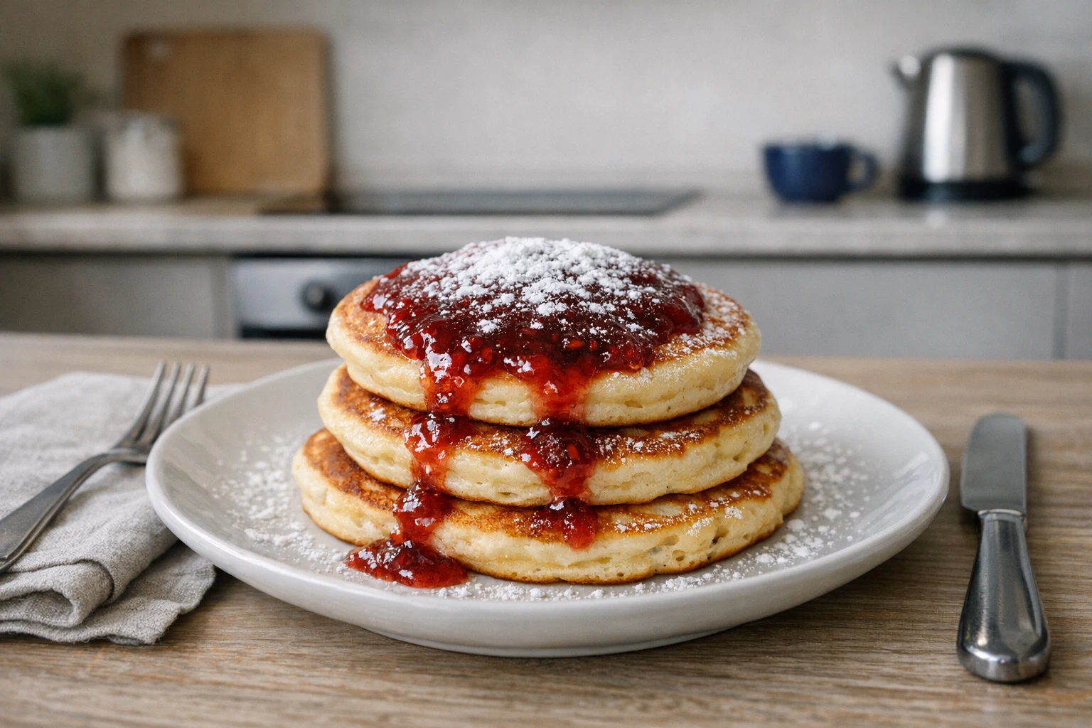 Pancakes zonder gist