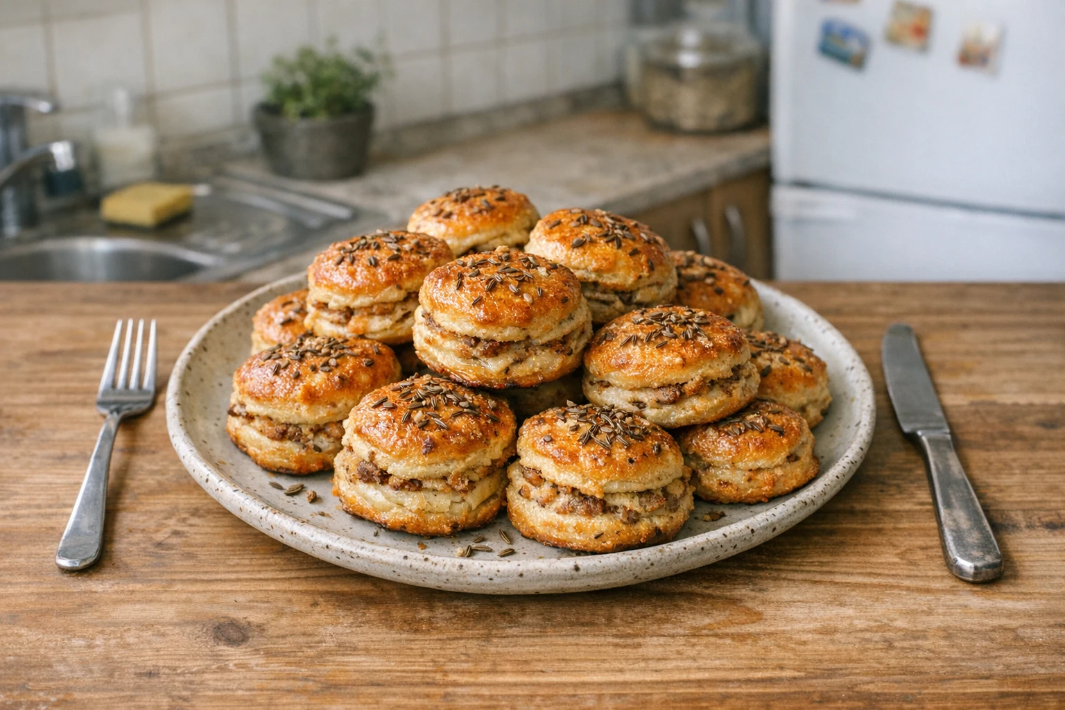 Gevouwen kaantjeskoekjes