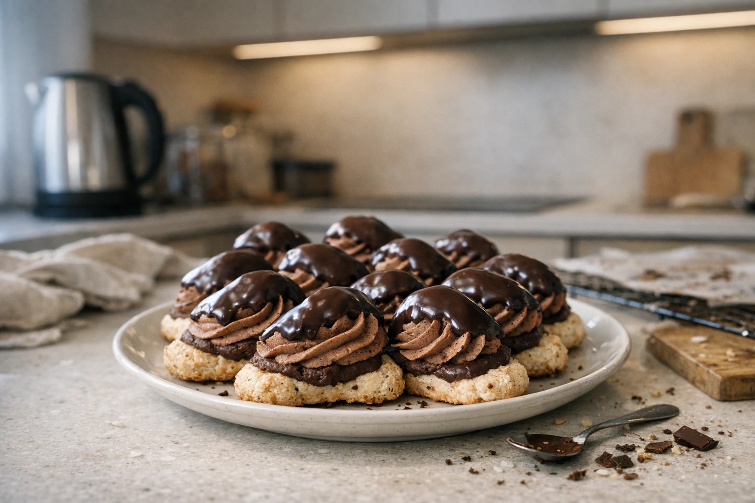 Parijse hoorntjes met Parijse crème