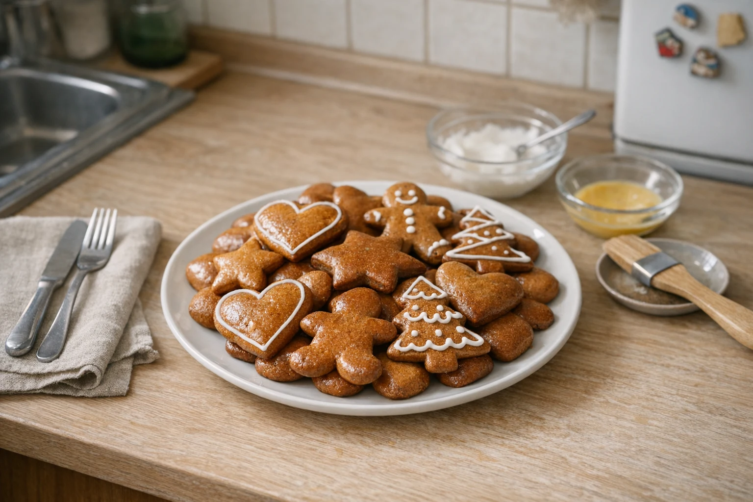 Zachte peperkoekkoekjes