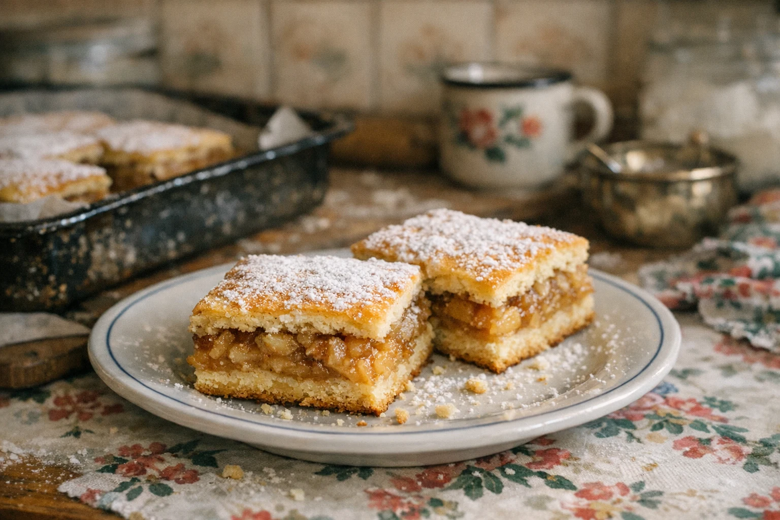 Slowaakse appelplaatkoek