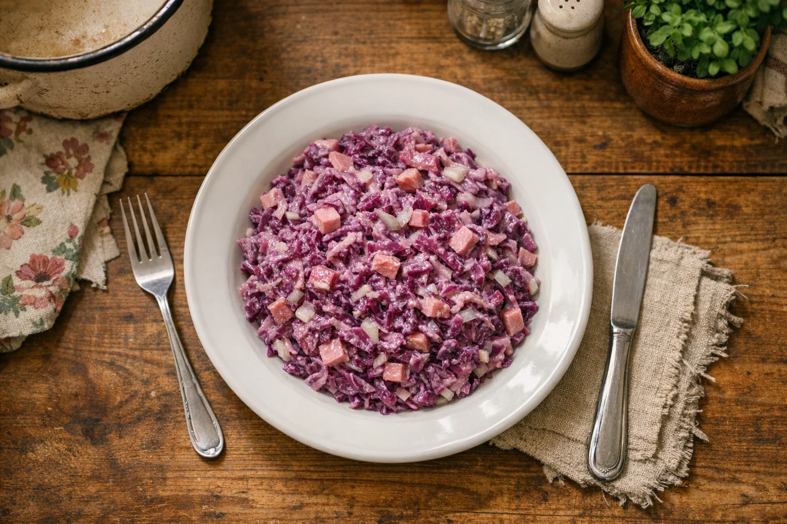 Rodekoolsalade