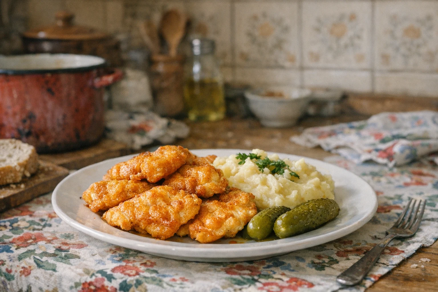 Sappige kipfiletschnitzels in beslag