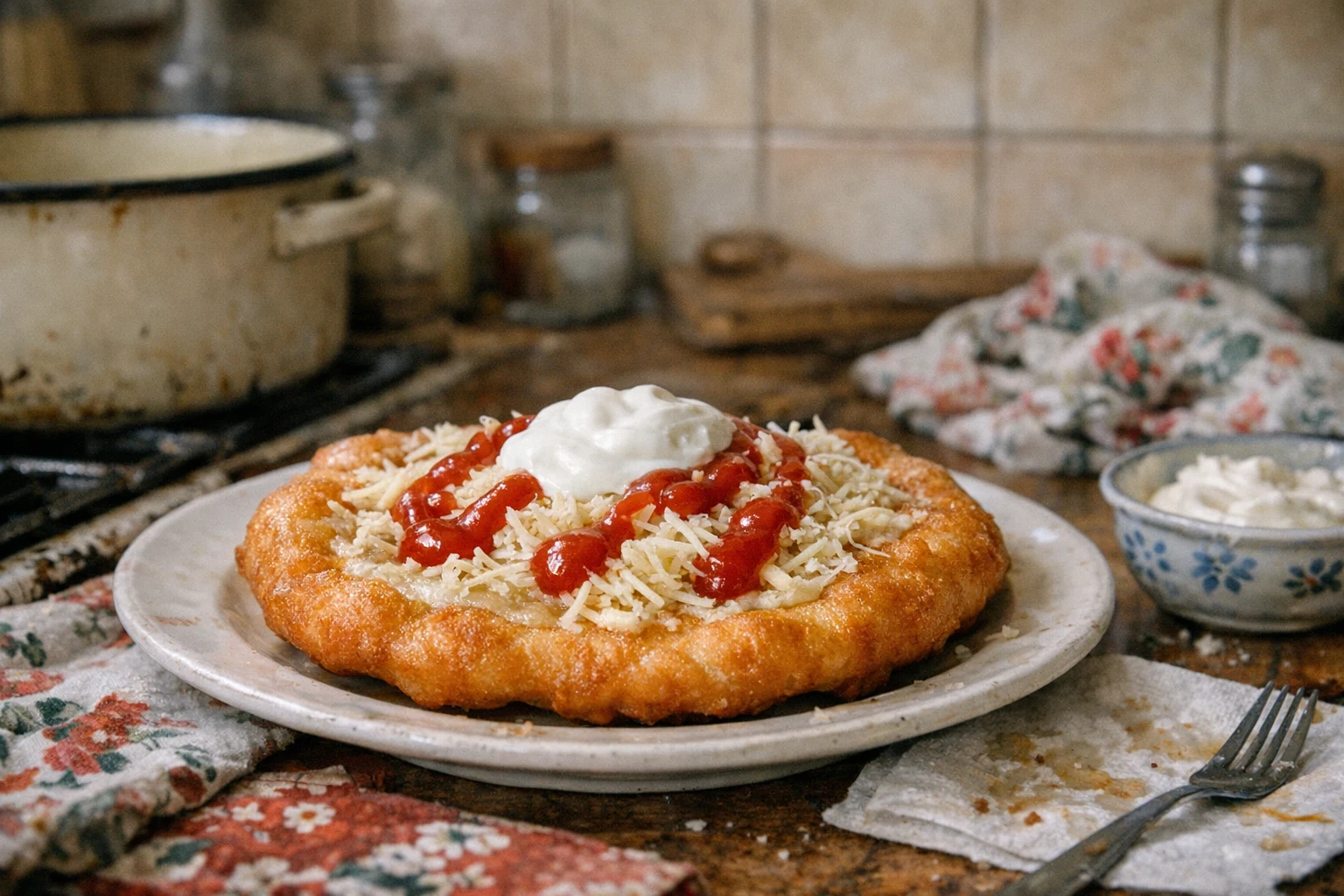 Snelle lángos