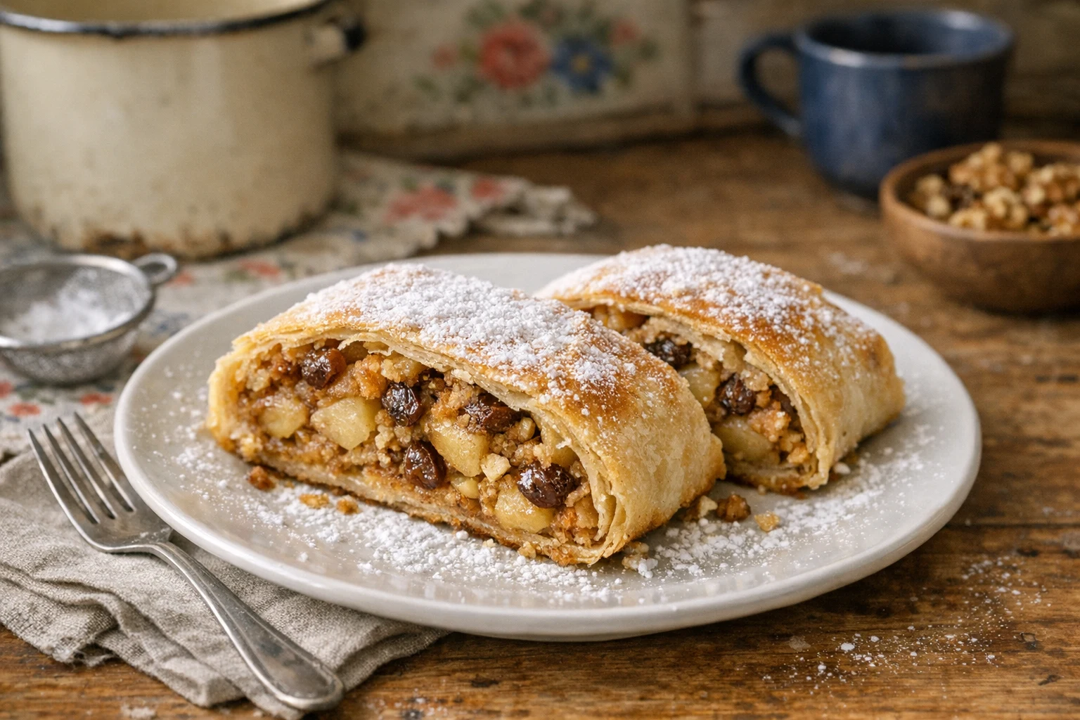 Oud-Hongaarse appelstrudel