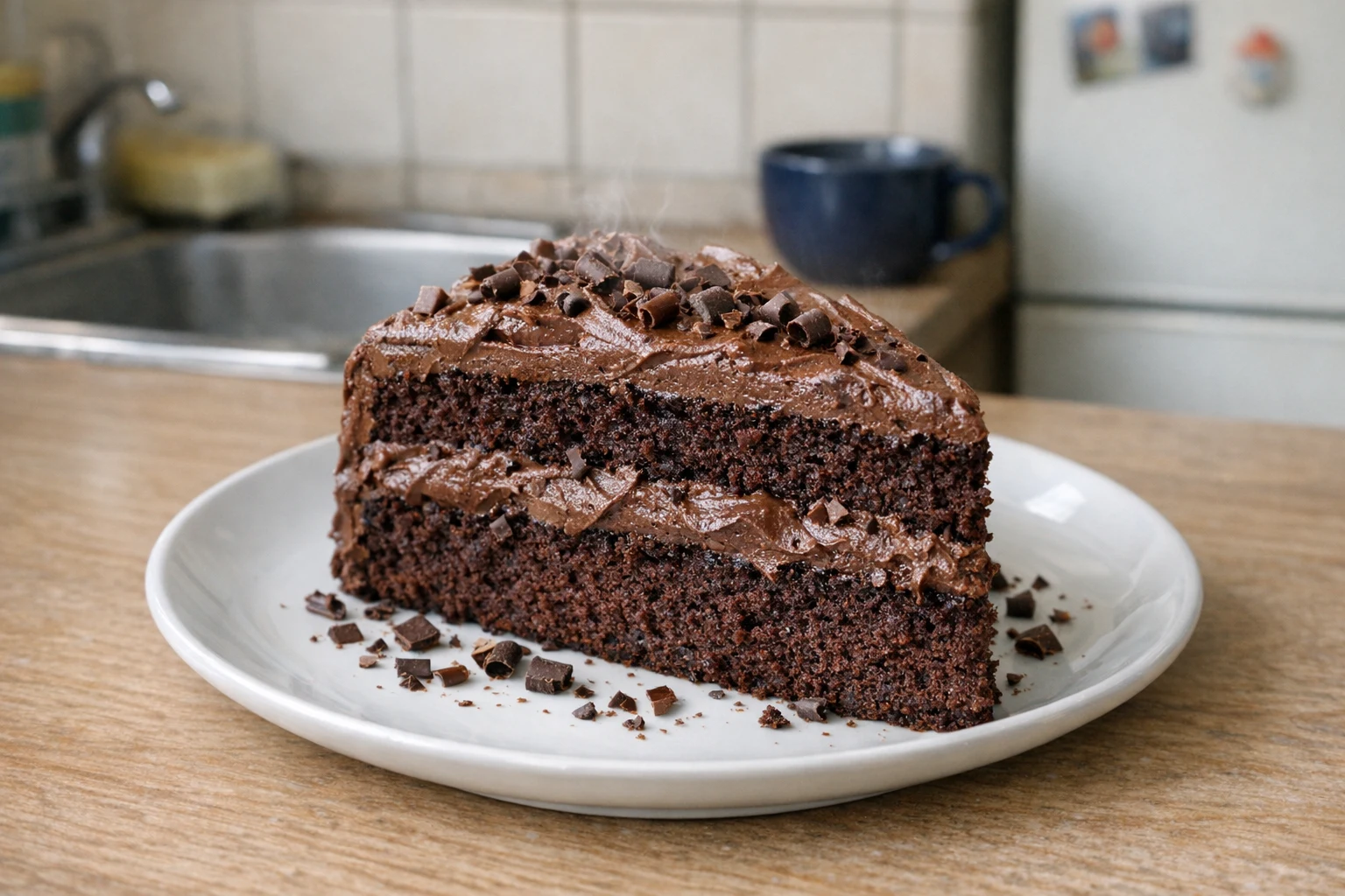 Zondige chocoladetaart