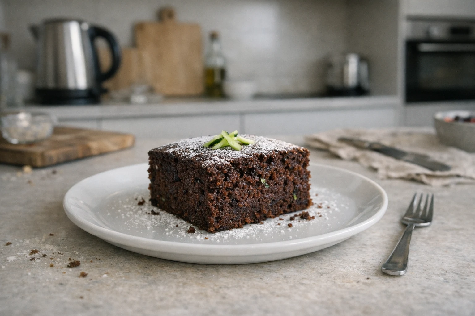 Courgette-cacaocake