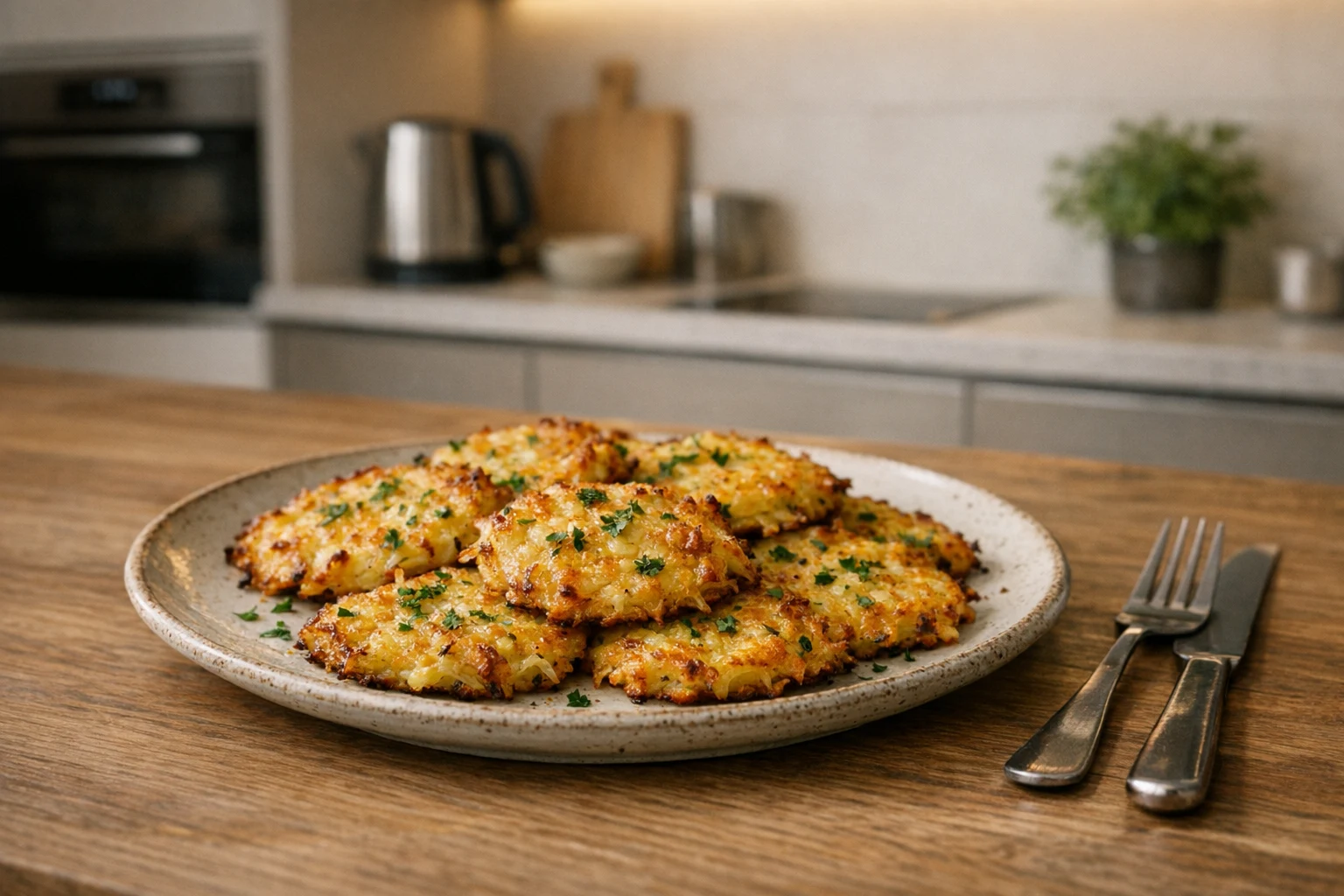 Aardappelkoekjes uit de oven