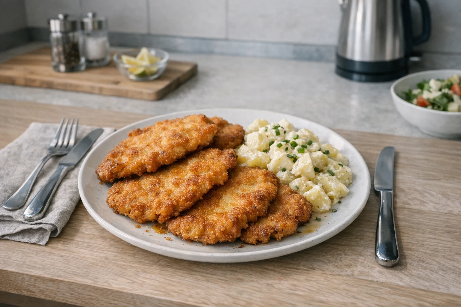 Gepaneerde schnitzels
