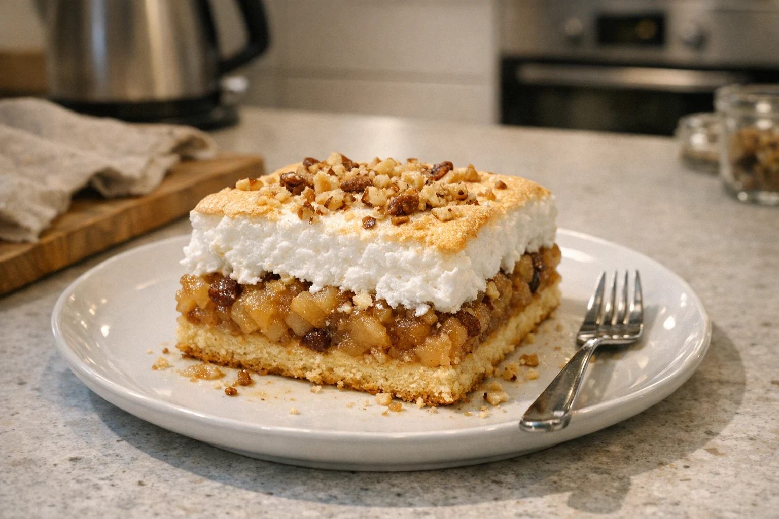Appeltaart met meringue