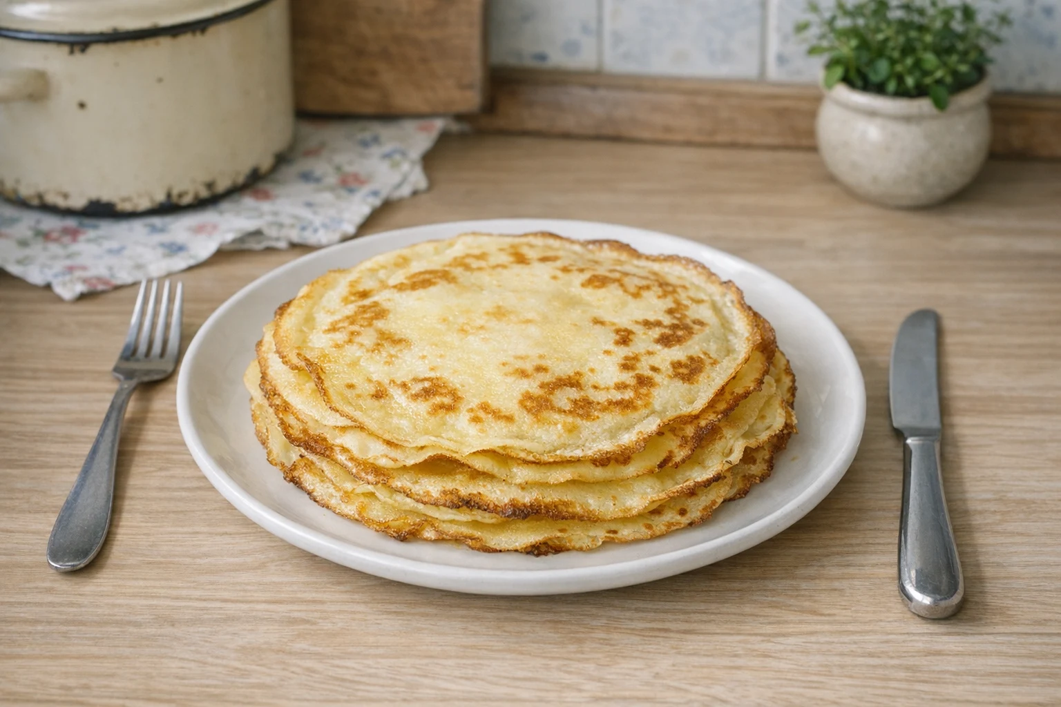Basisbeslag voor pannenkoeken