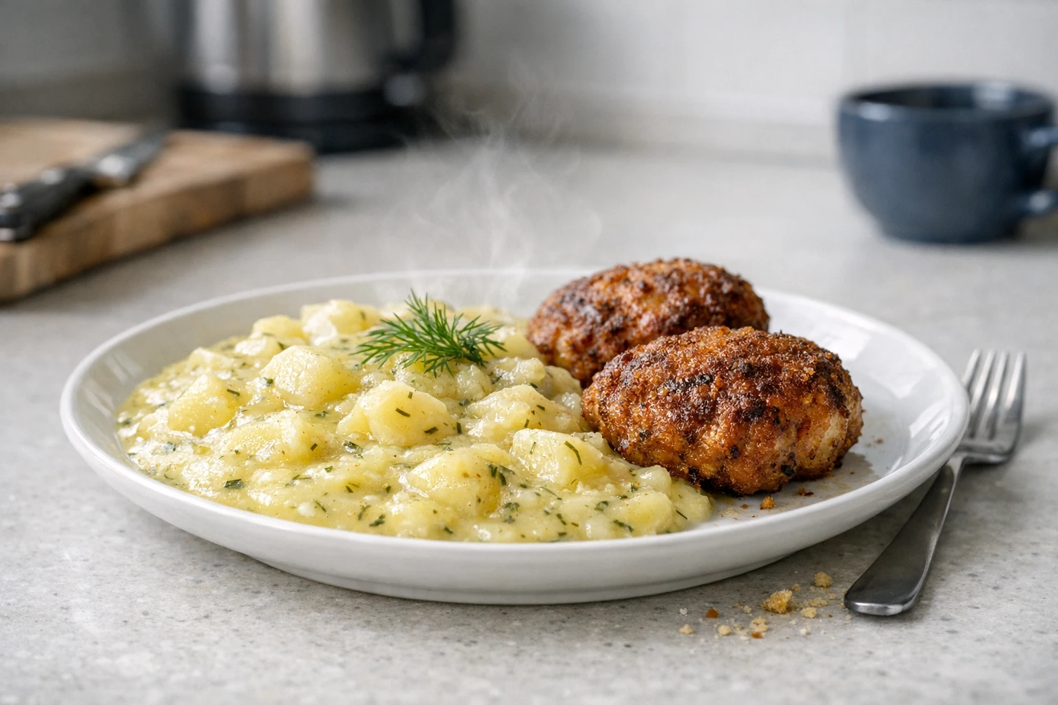 Aardappelstoofpot met gehaktballen