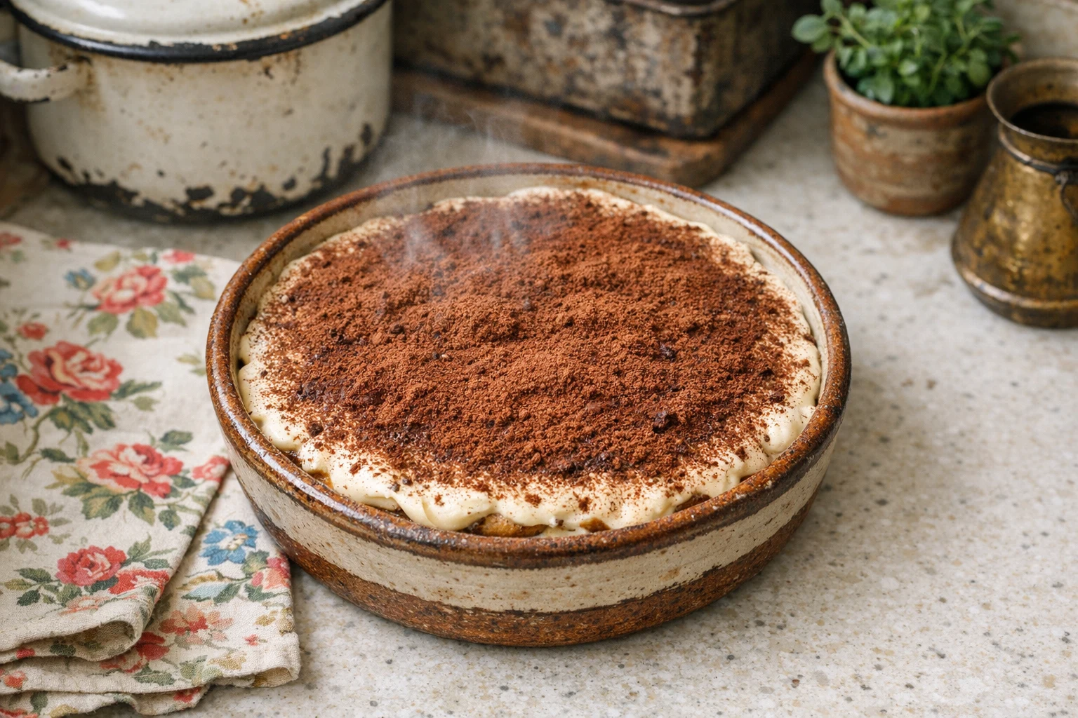 Huisgemaakte tiramisu