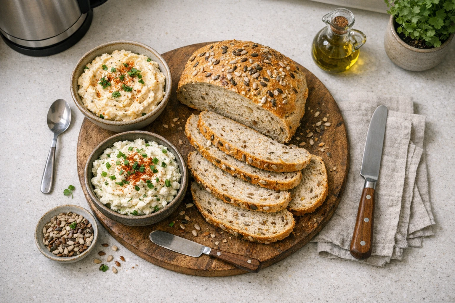 Brood uit de broodbakmachine
