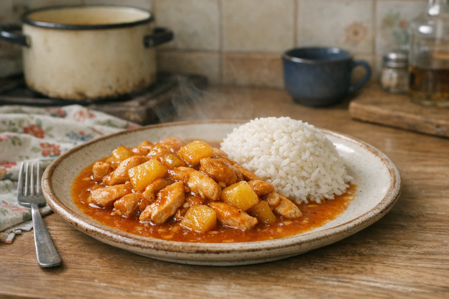 Kipfilet met ananas