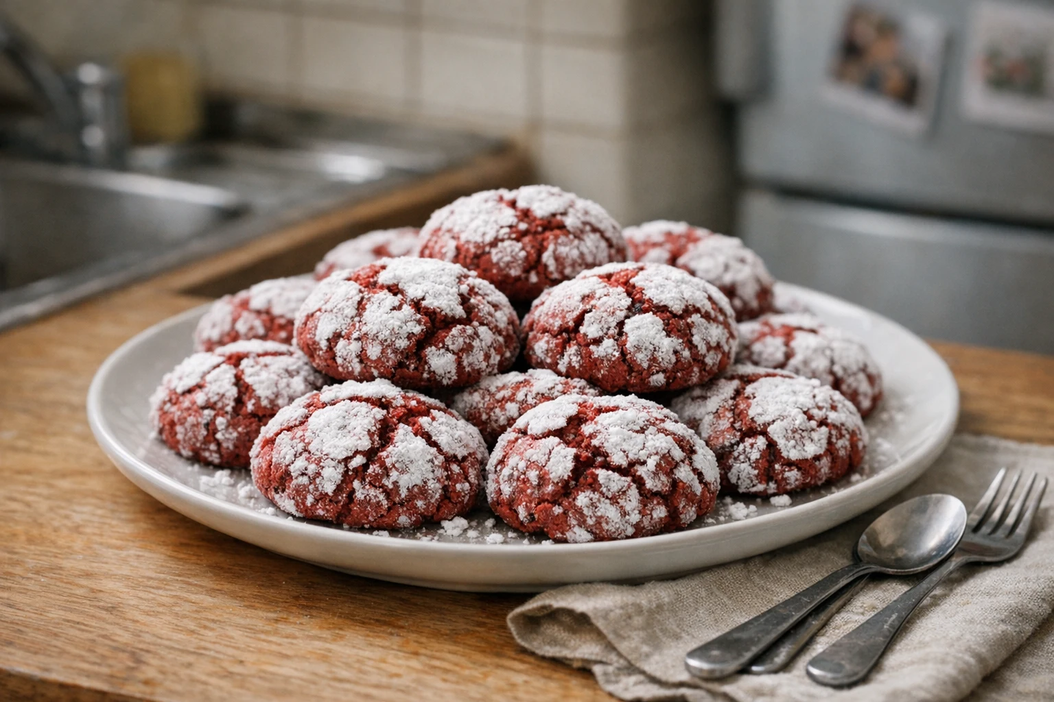 Red velvet crinklekoekjes