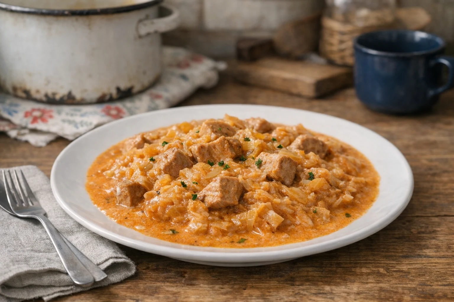 Segediner goulash met witte kool
